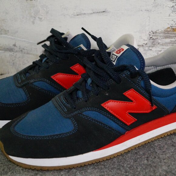 New Balance UL420 v2 Men’s Running Shoes Blue/Red | Size 11.5 | Pre-Owned No Box - Picture 1 of 11